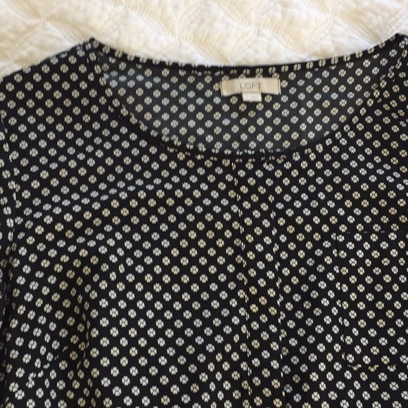 Loft | Black & White Romper | Size 2 - Picture 2 of 6